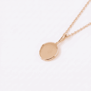 Asymmetrical Coin Pendant Necklace