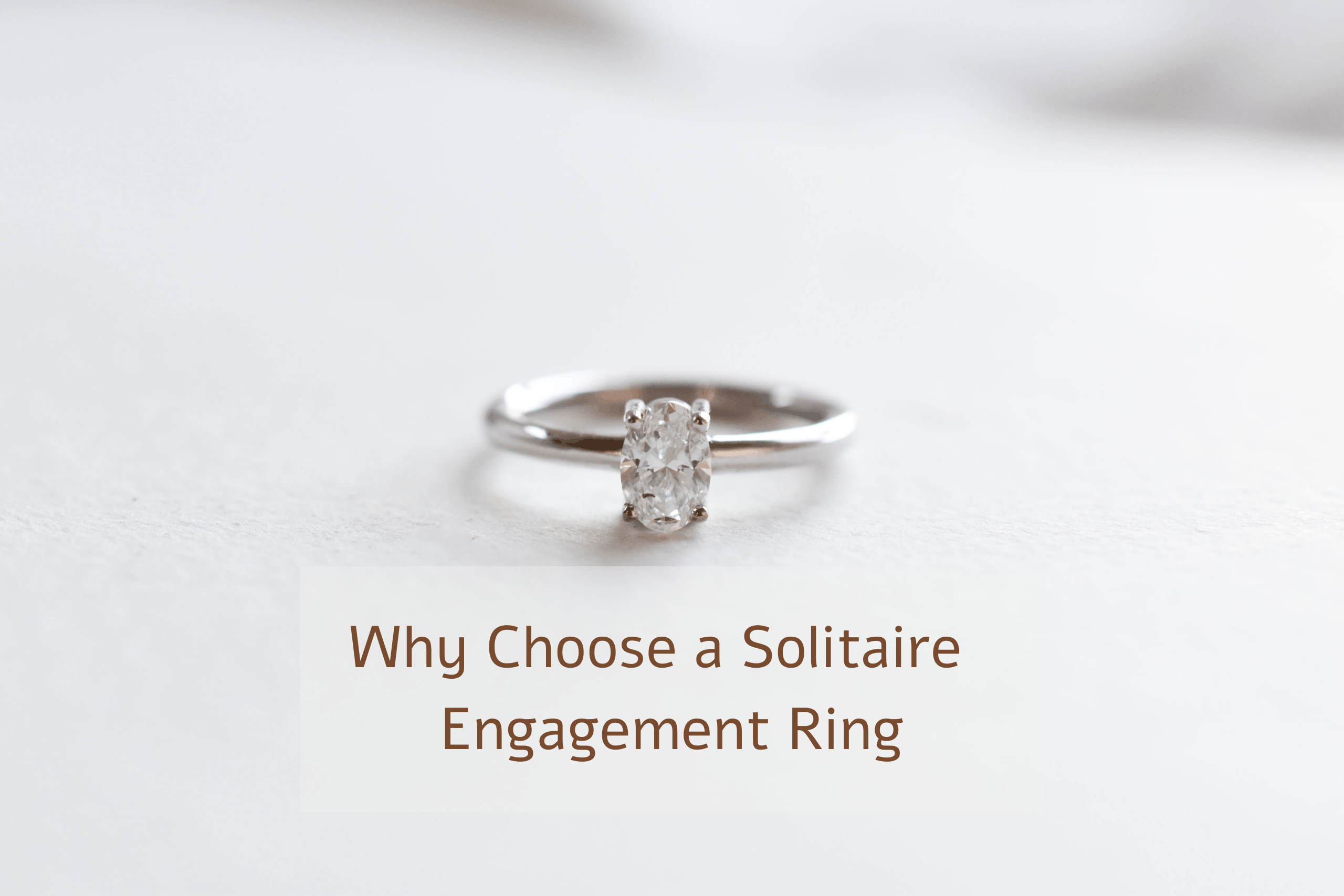 Solitaire engagement ring