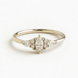 Art Deco Marquise diamond ring