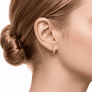 Star Set Diamond Hugging Hoops