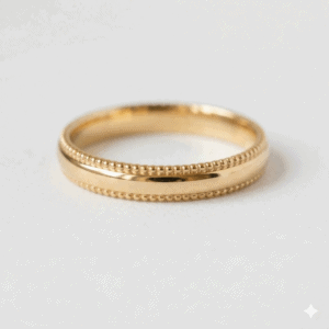 Miligrain wedding band 3.5 mm width