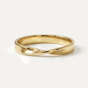 Mobius wedding band 2.5 mm width